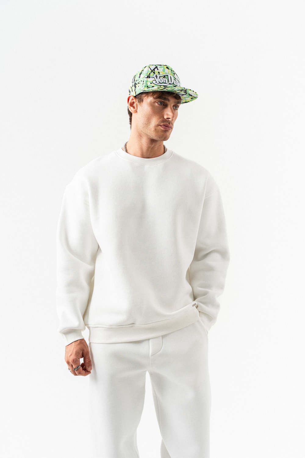 Overcast Bisiklet Yaka Sweatshirt