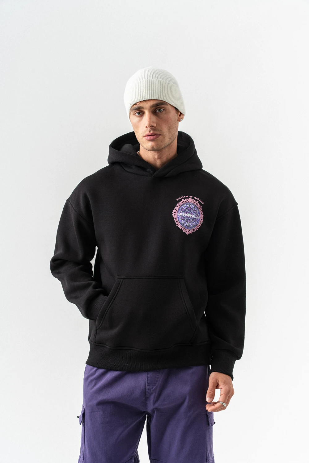 Marrakech Nakış ve Patch Detay Sweatshirt Hoodie