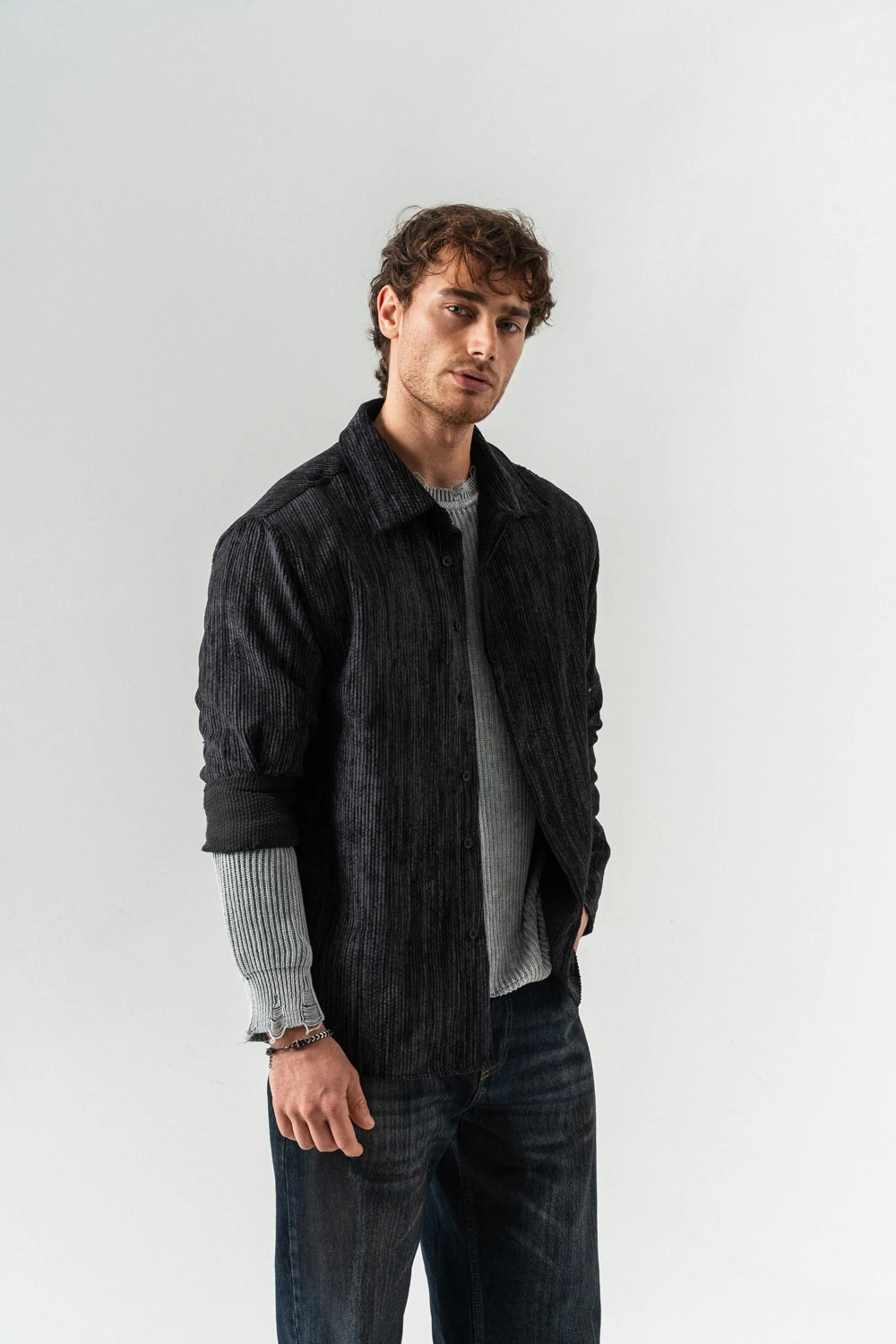 Vantedge Kadife Gömlek