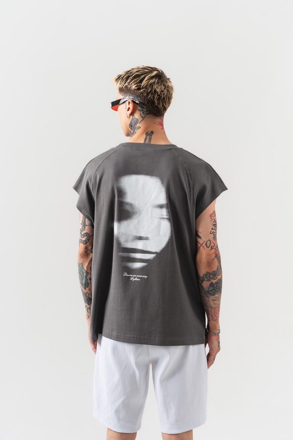 Foggy Pulse Kolsuz Oversize T-shirt