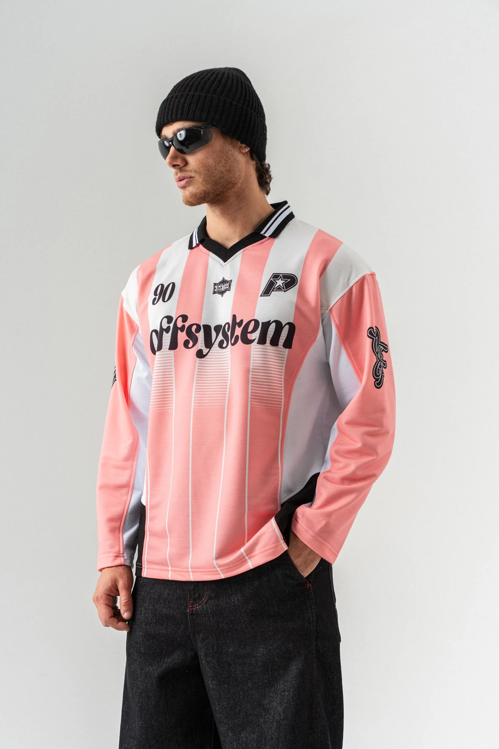 Offsystem Polo Yaka Uzun Kol Forma Sweatshirt