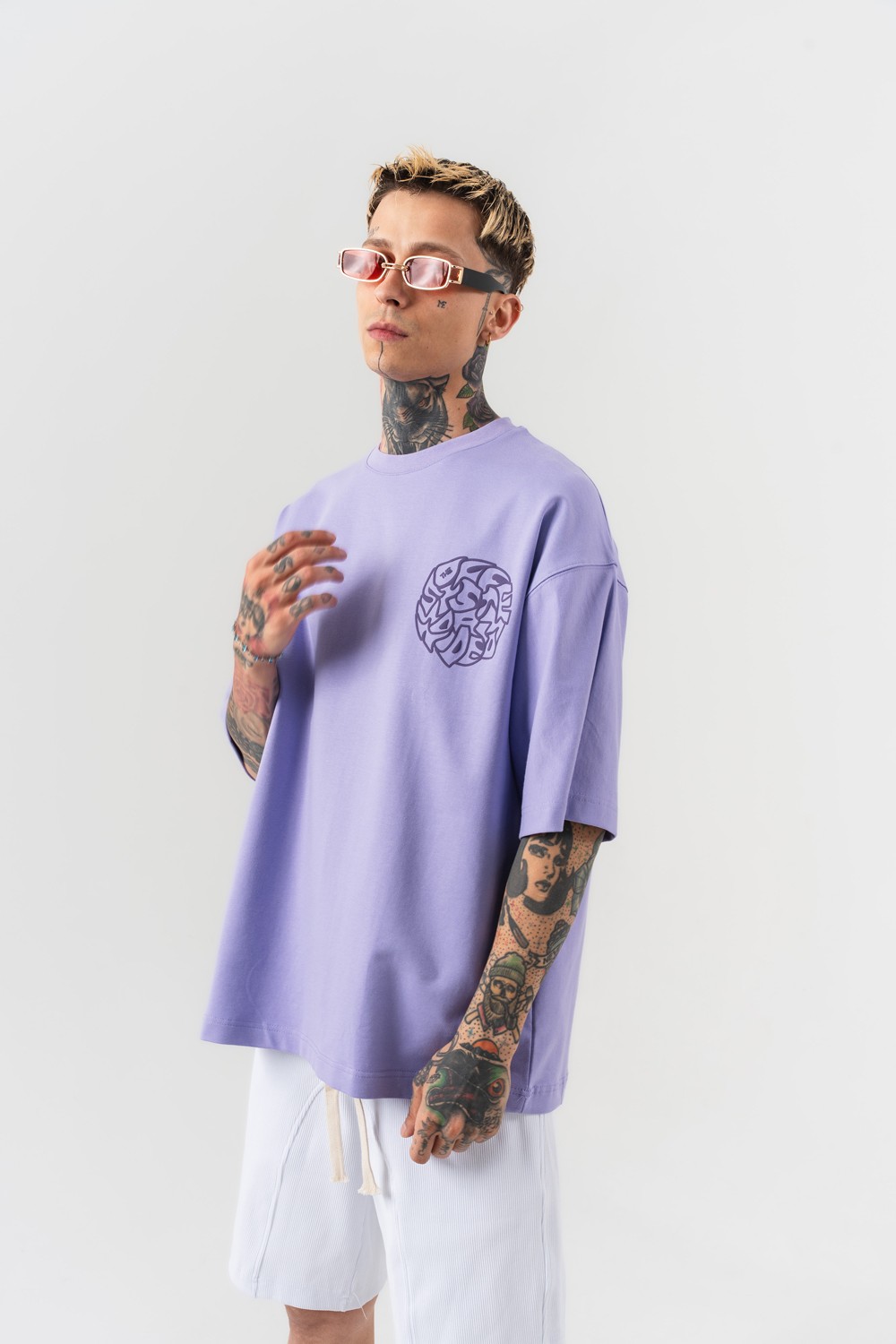 Noirline Oversize T-shirt - Mor