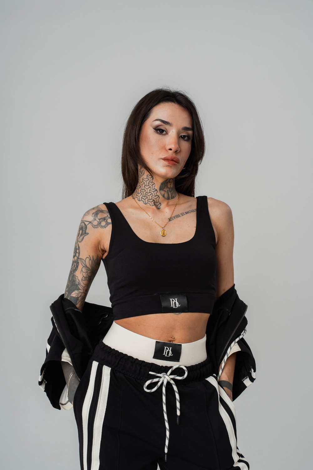 Breezyfit Crop ve Kapüşonlı Kadın T-shirt 2'li Set