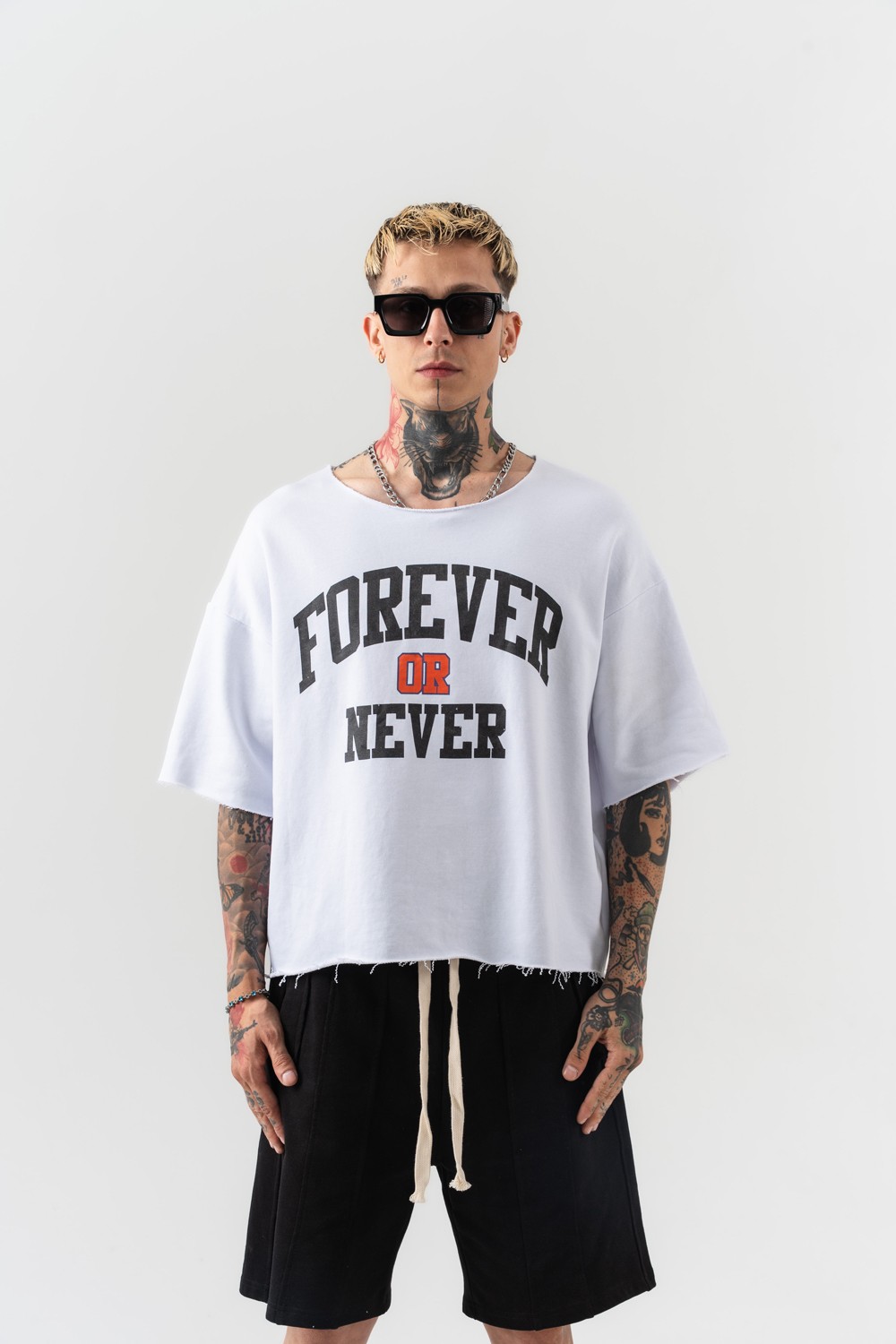 Never Oversize Crop T-shirt