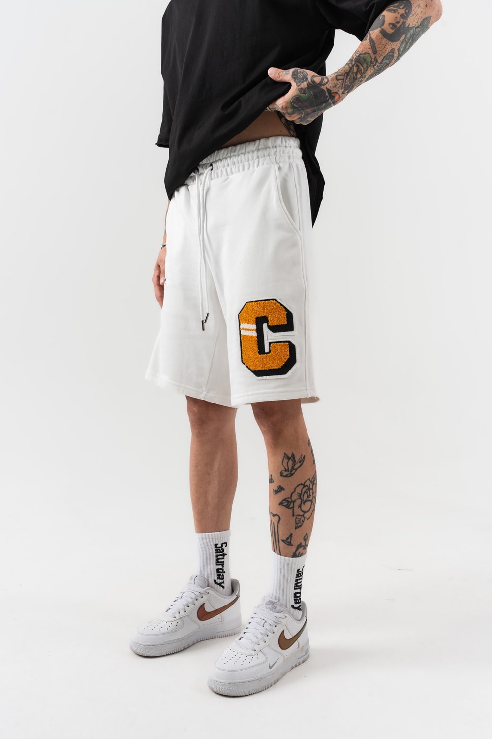 Culture C Nakışlı Oversize Şort