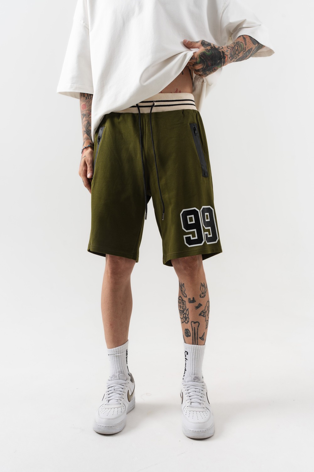 99 Zip Cep Oversize Şort