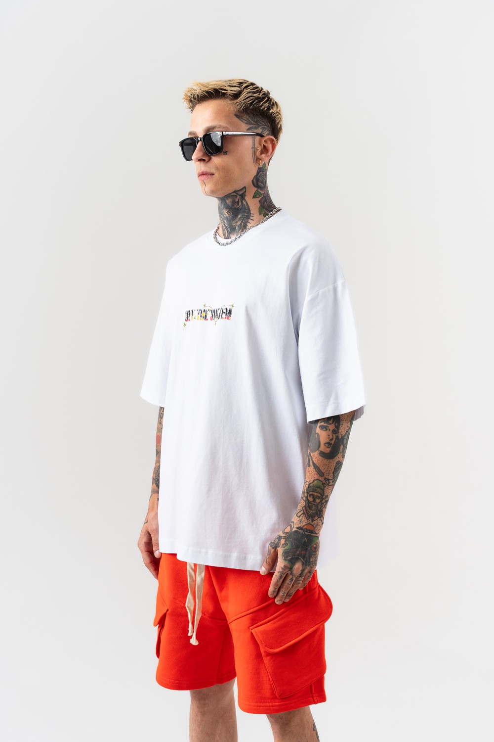 Mickey Sırt Baskılı Oversize T-shirt