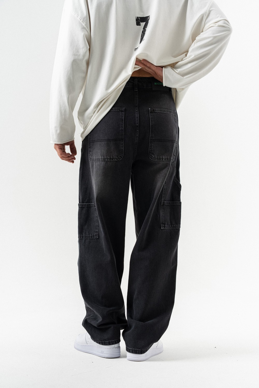 Grindcore Cep Detaylı Baggy Jean Pantolon