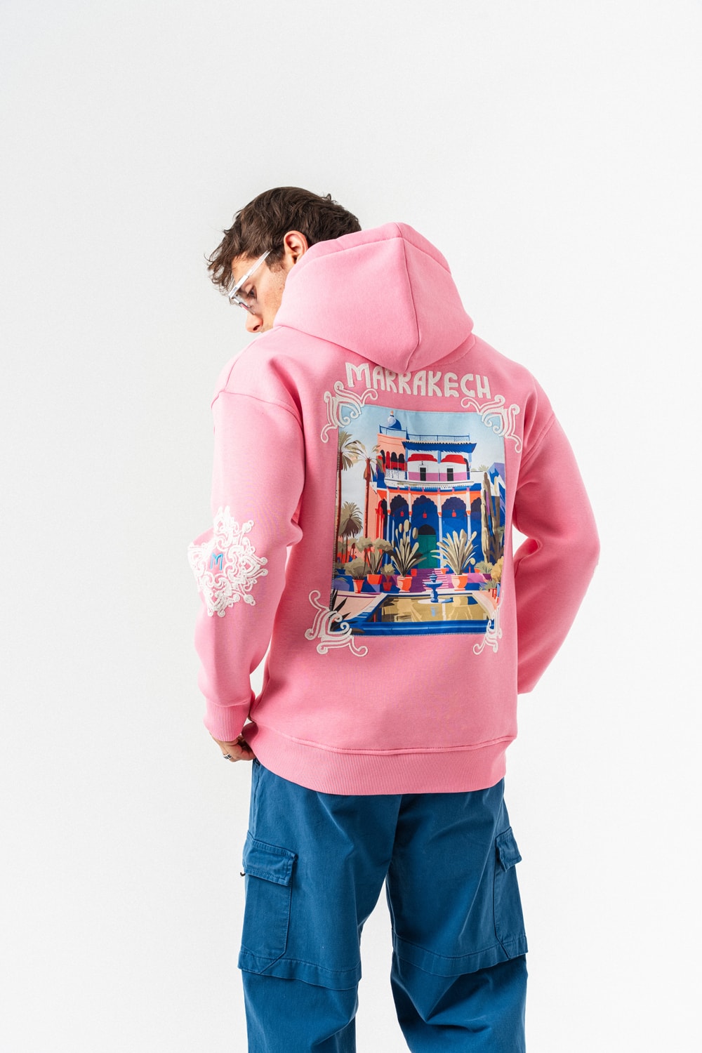 Marrakech Nakış ve Patch Detay Sweatshirt Hoodie