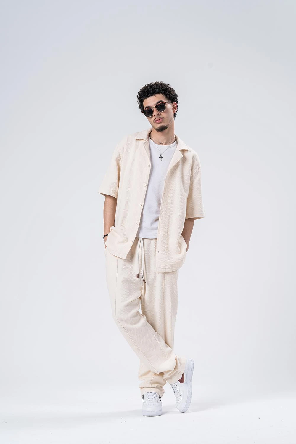 Ibiza Keten Gömlek Ve Pantolon Takım