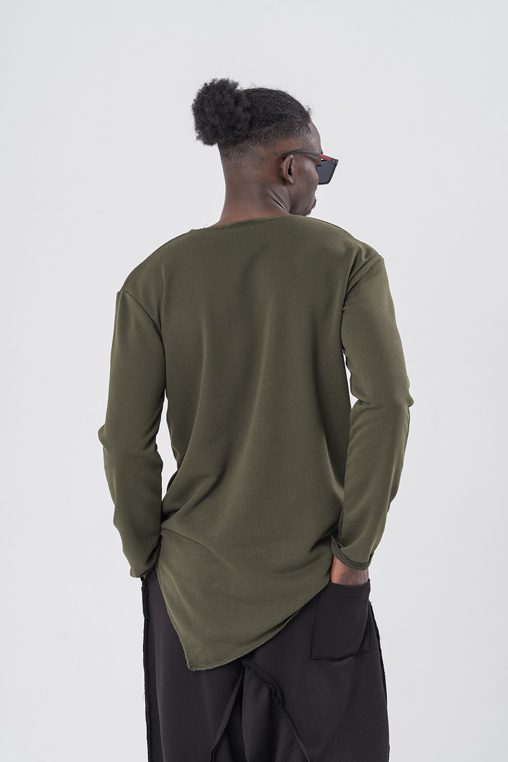 Stitched Asimetrik Detay Sweatshirt