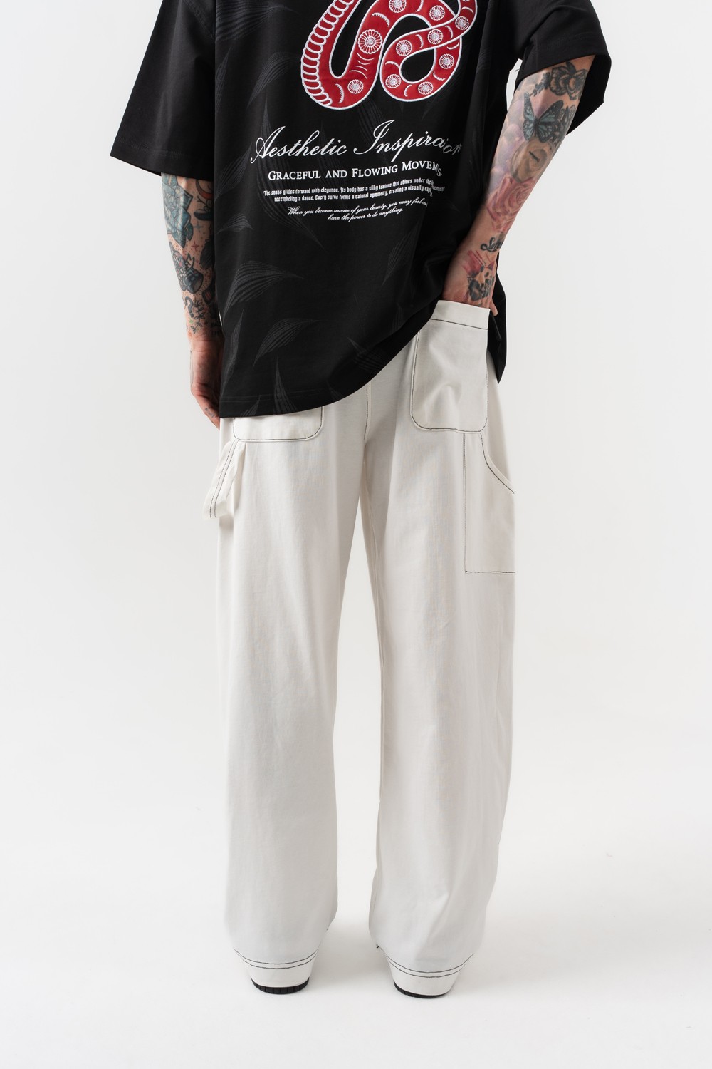 Rope Draft Oversize Baggy Pantolon