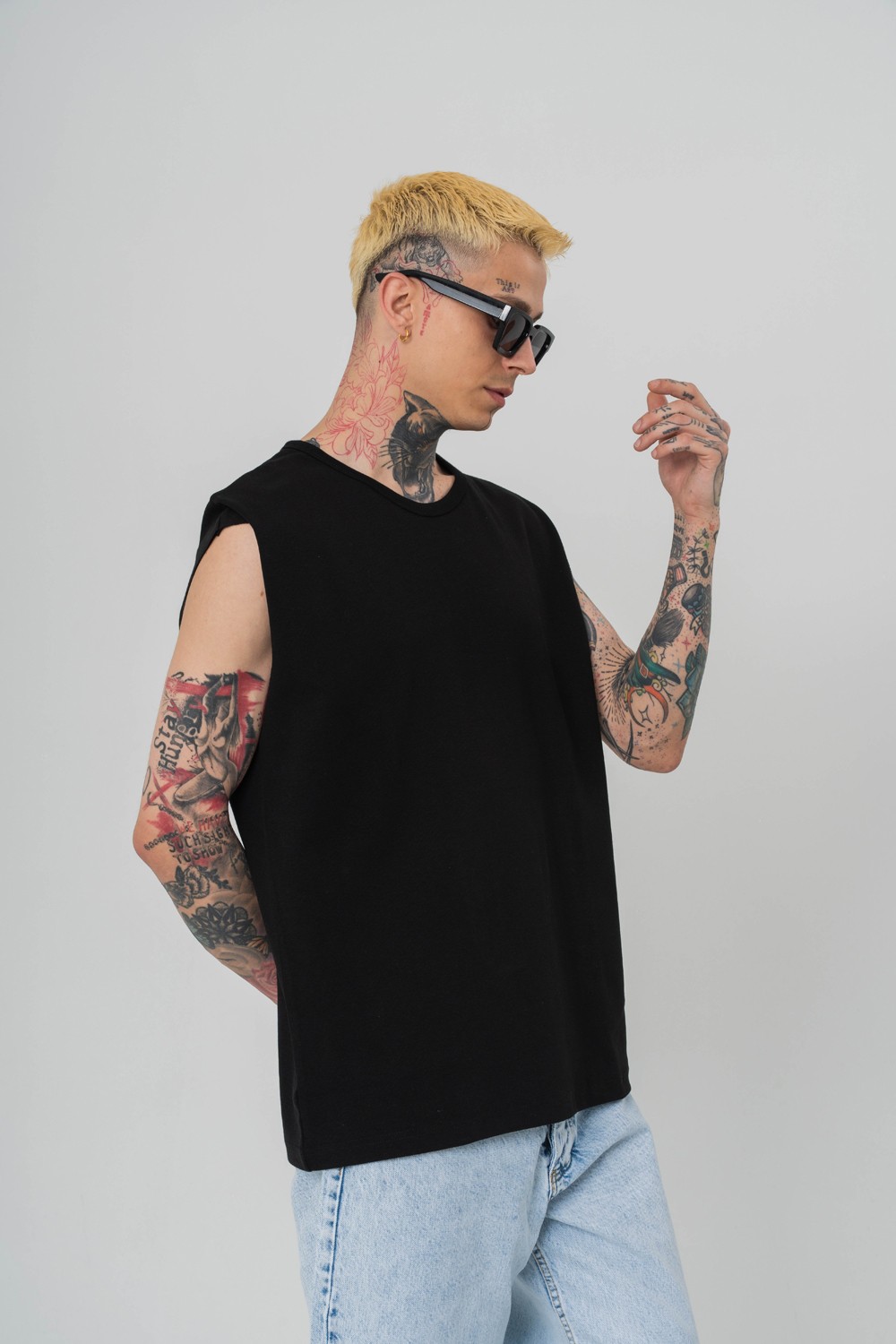 Number 1 Kolsuz Oversize T-shirt