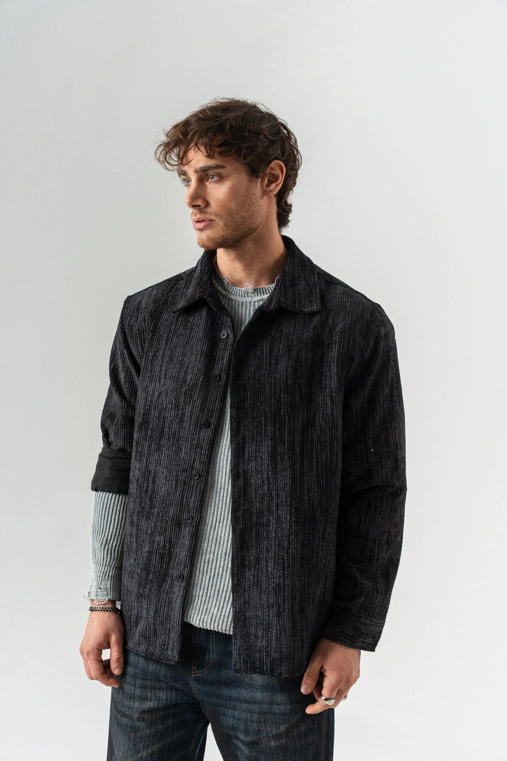 Vantedge Kadife Gömlek