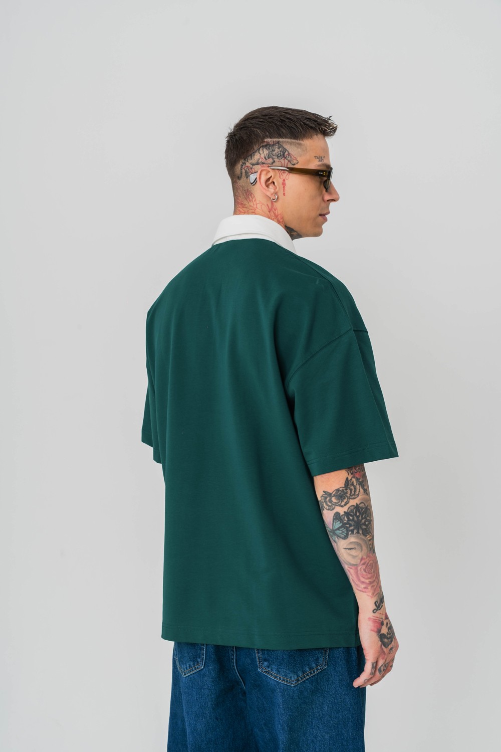 Manager Polo Yaka Oversize T-shirt