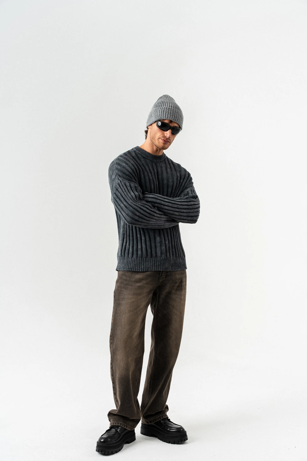 Realm Bisiklet Yaka Triko Kazak