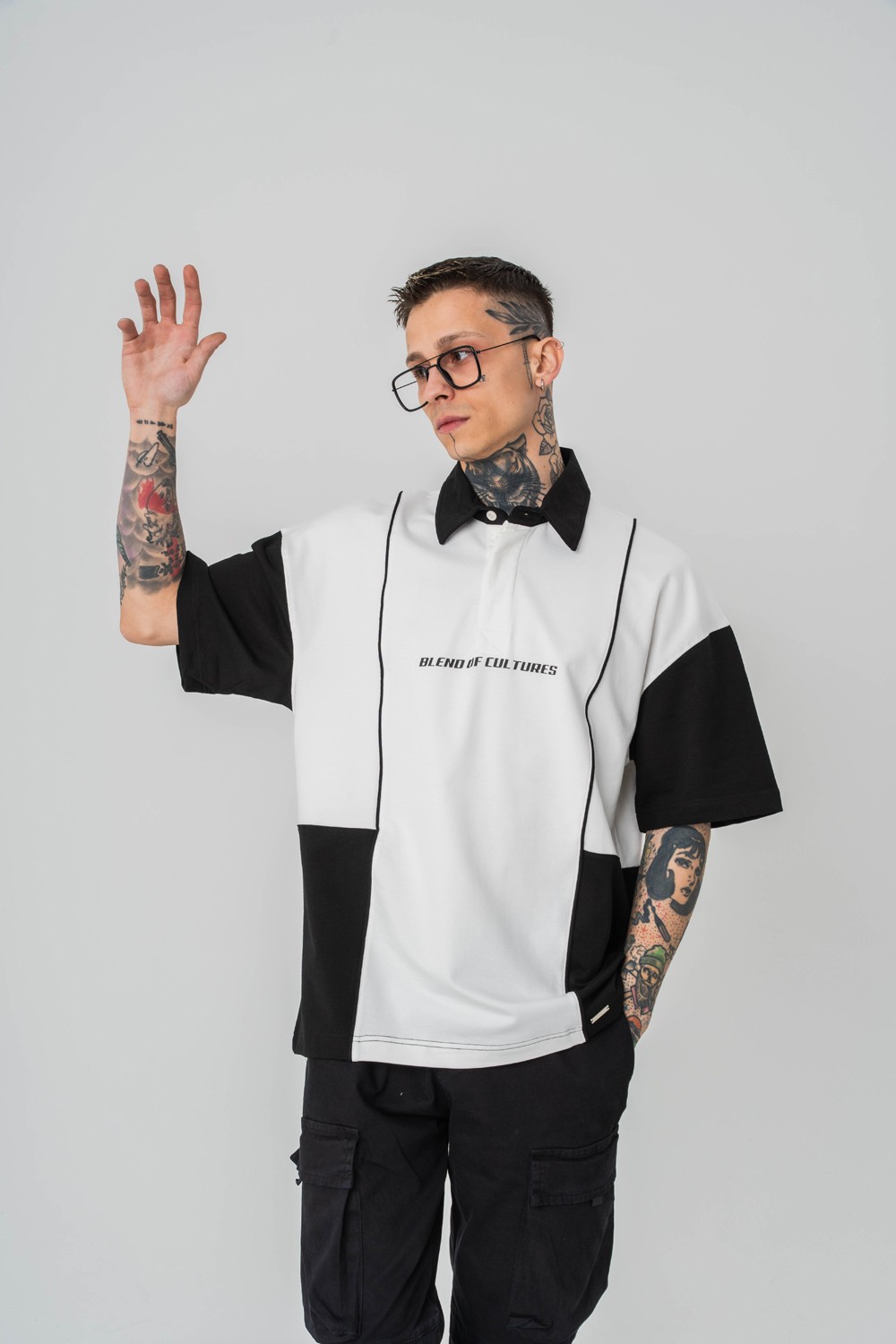 Blend Of Cultures Polo Yaka Oversize T-shirt
