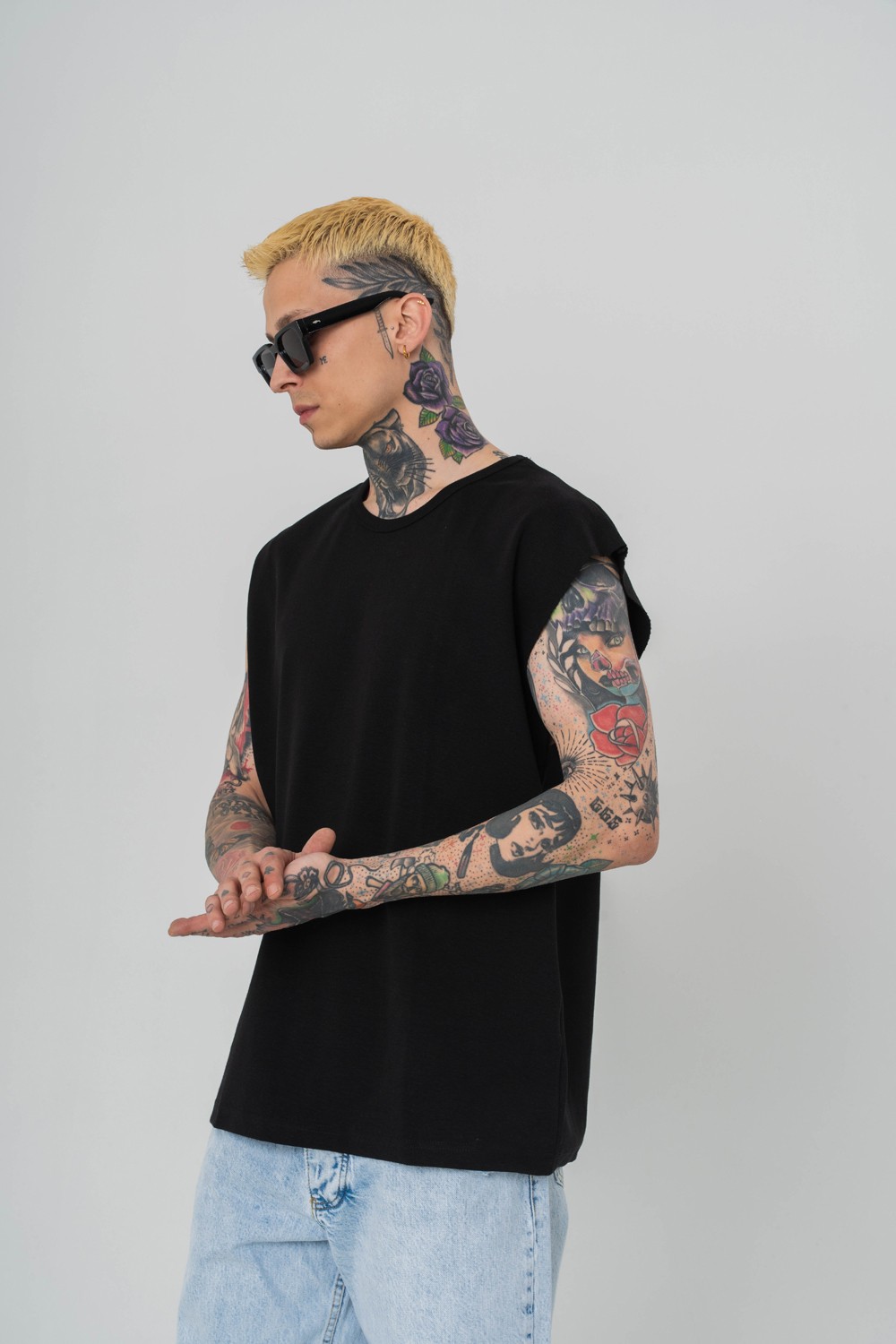 Number 1 Kolsuz Oversize T-shirt
