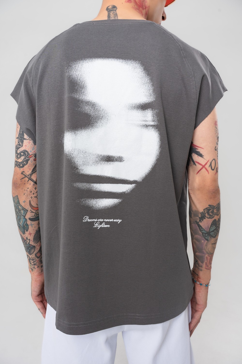 Foggy Pulse Kolsuz Oversize T-shirt