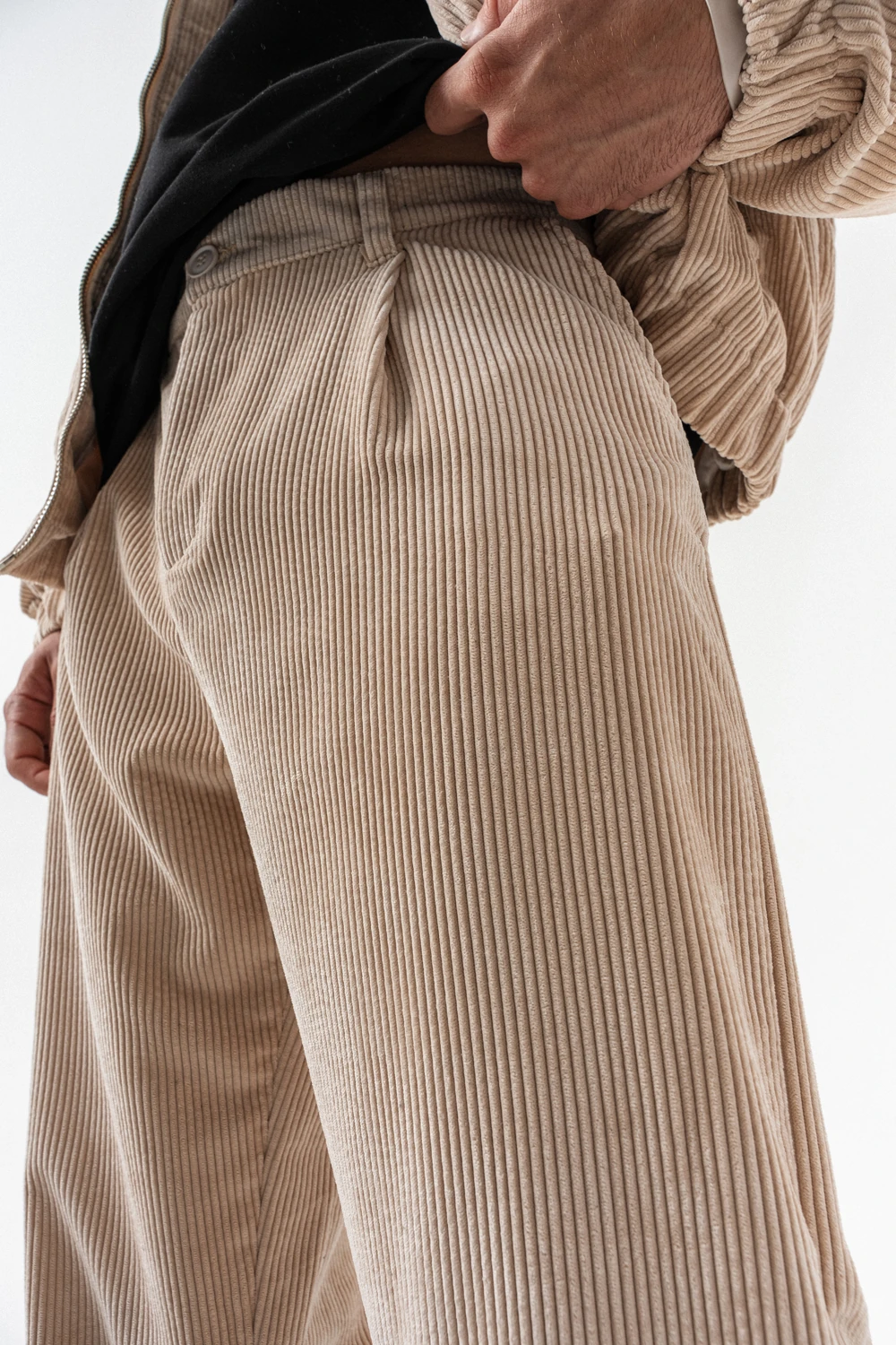 Crossway Kadife Baggy Pantolon