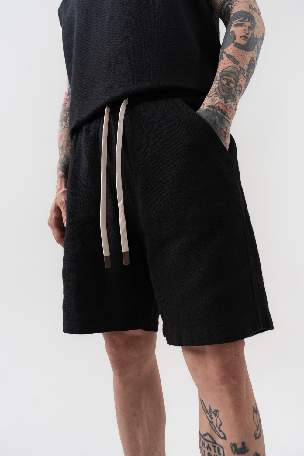 Grime Basic Keten Şort