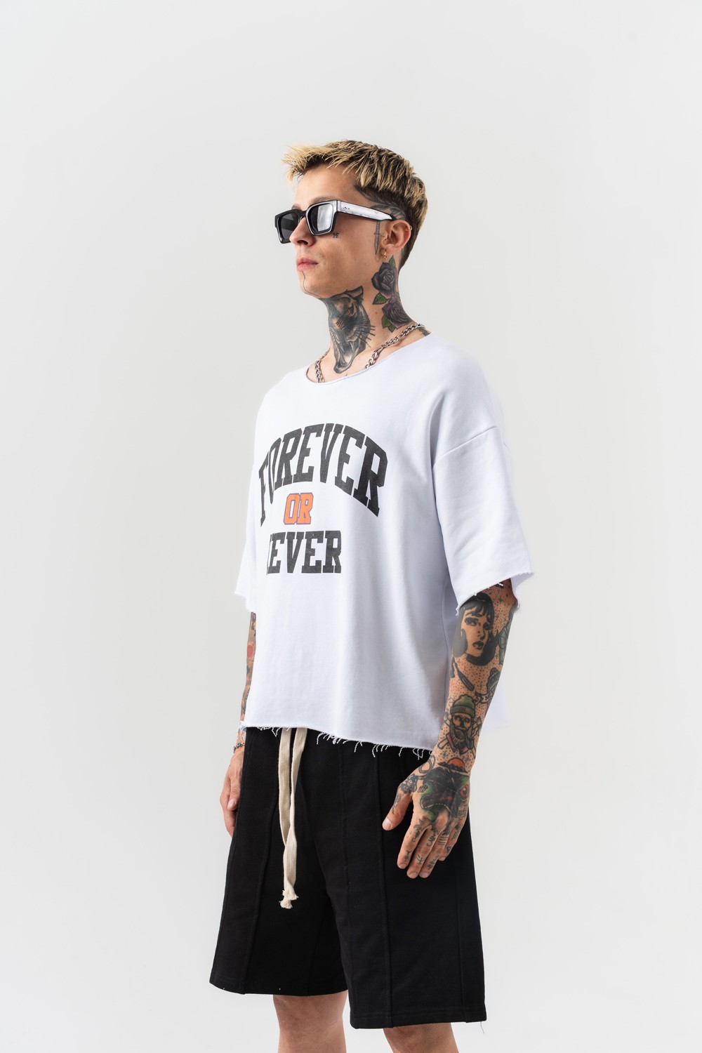 Never Oversize Crop T-shirt