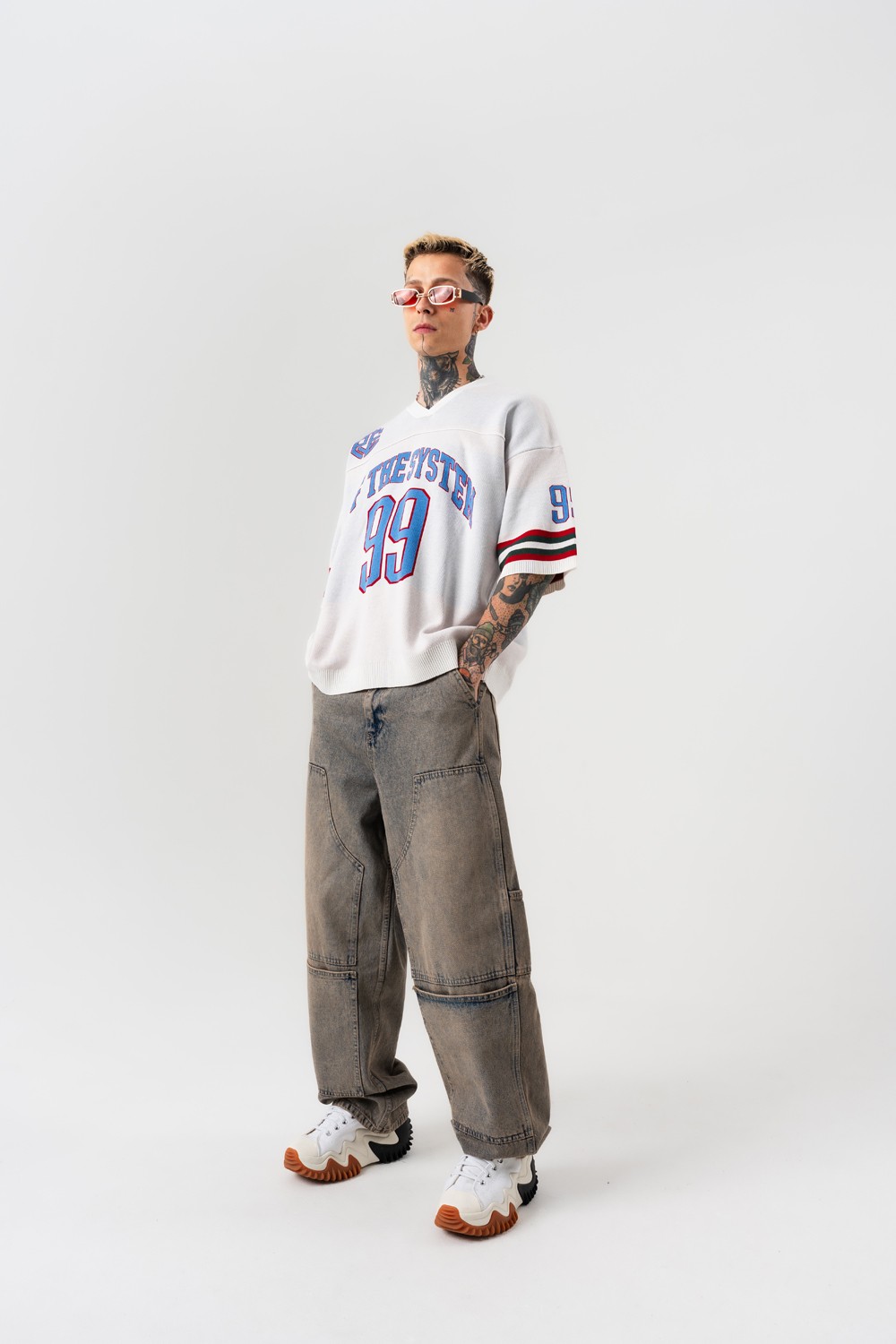 Off The System 99 Knit Oversize Triko T-shirt 