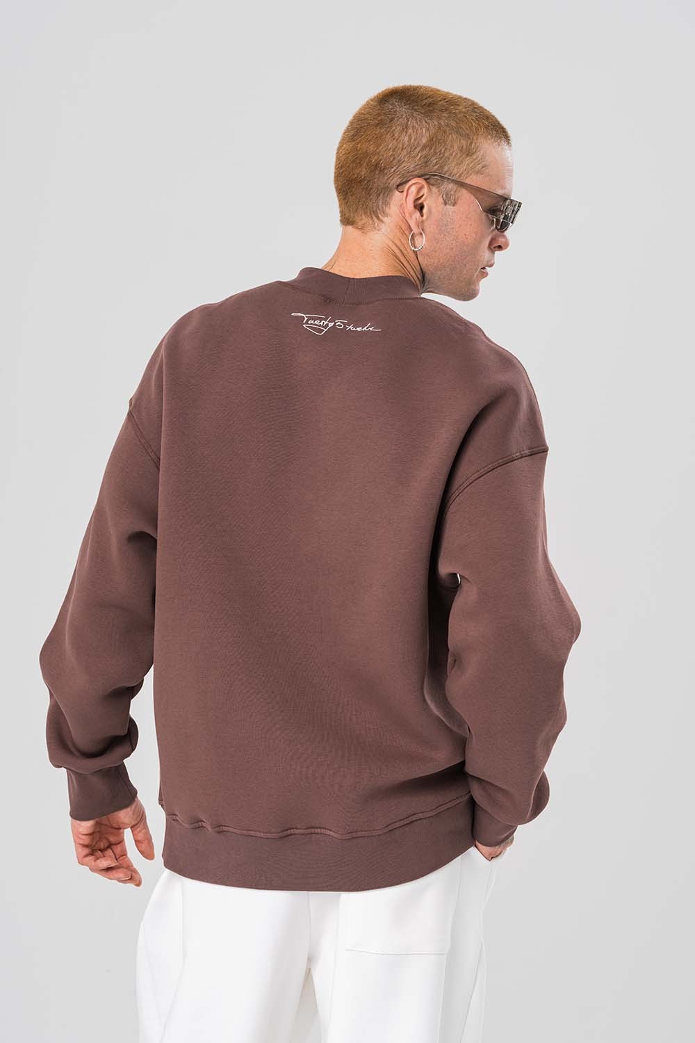 Twenty5Twelve Yaka Detaylı Bisiklet Yaka Sweatshirt