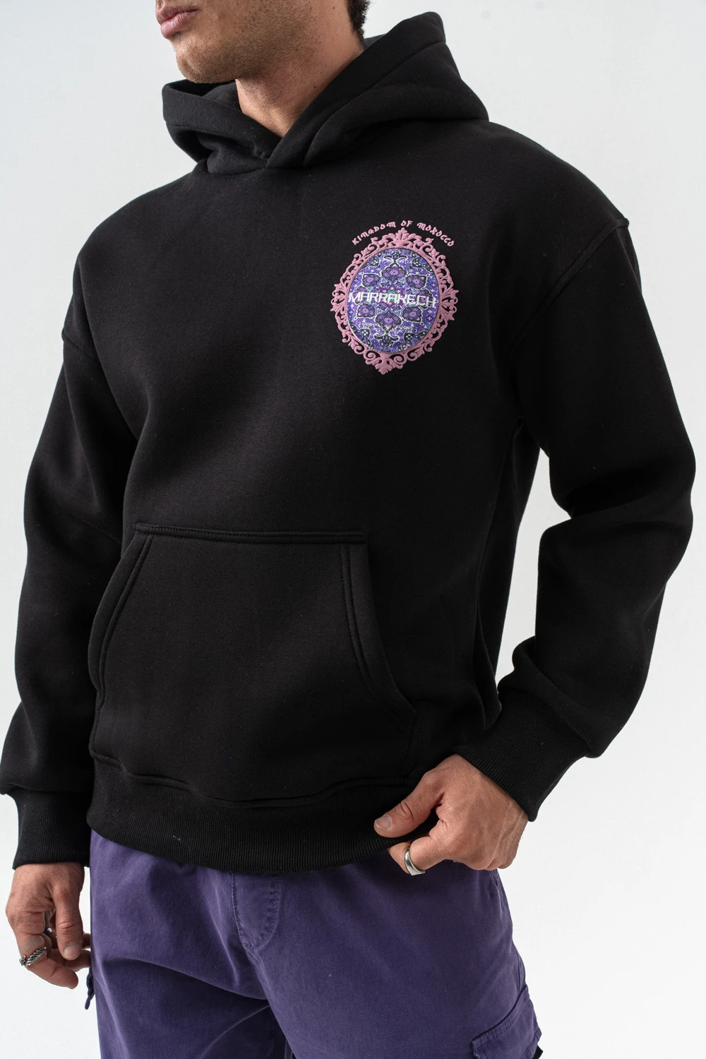 Marrakech Nakış ve Patch Detay Sweatshirt Hoodie