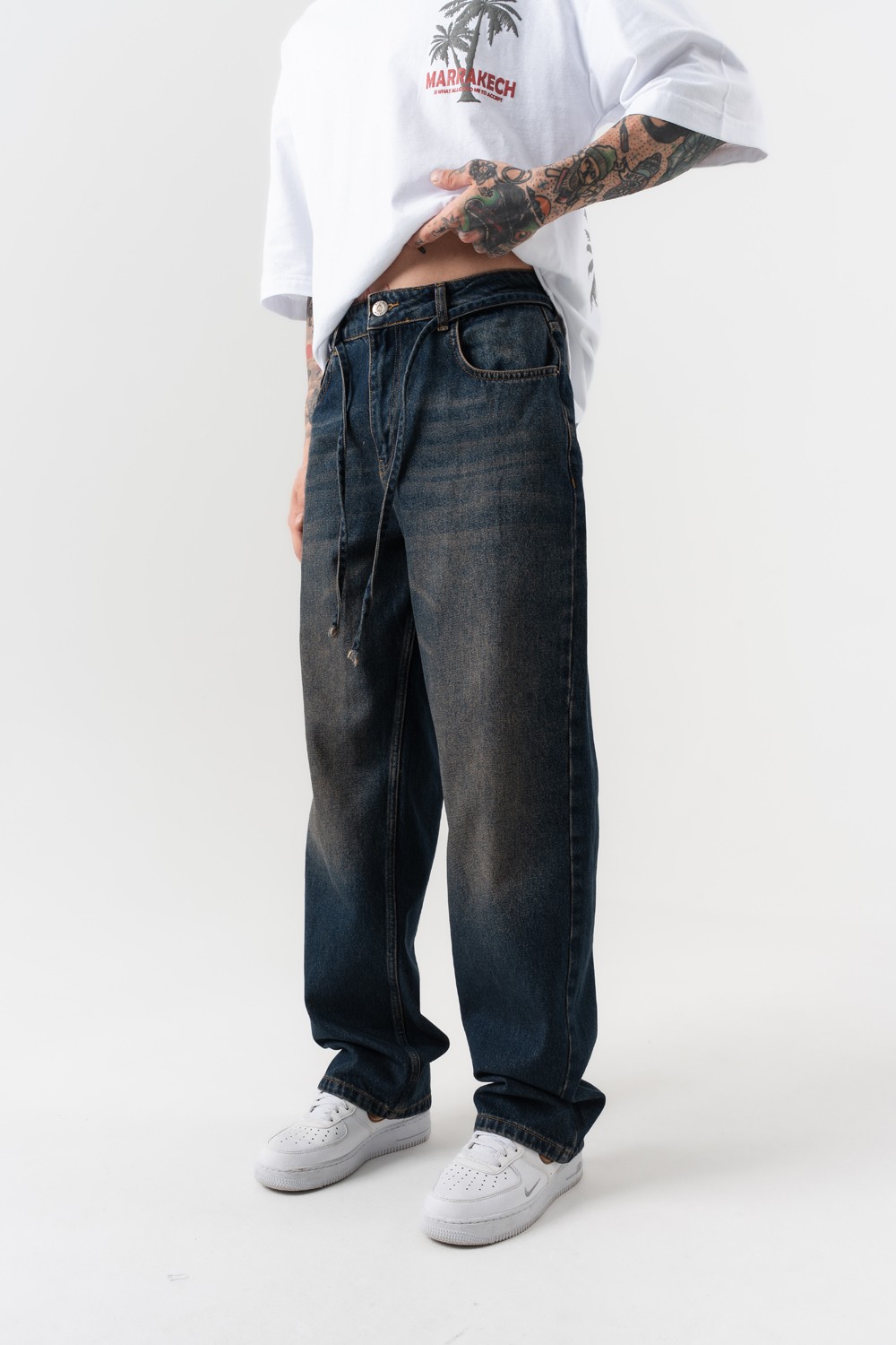 Ghostline Jean Baggy Pantolon