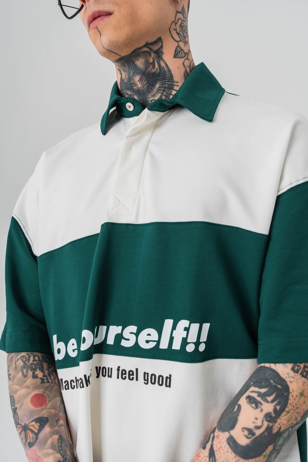 Be Yourself Polo Yaka T-shirt