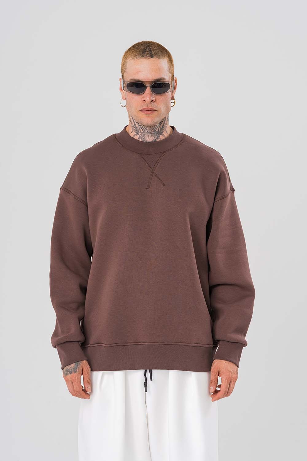 Twenty5Twelve Yaka Detaylı Bisiklet Yaka Sweatshirt