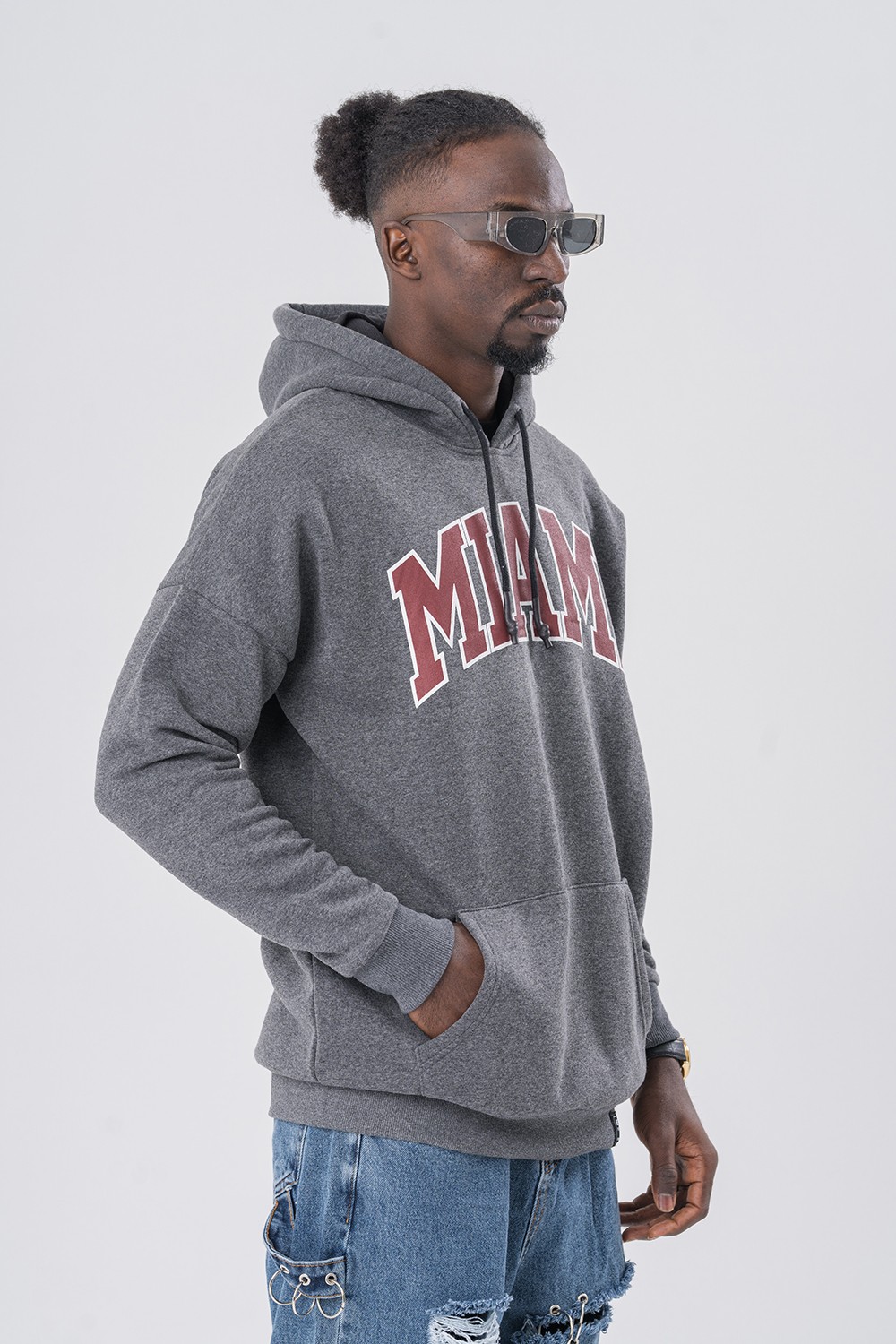 Miami Kapüşonlu Sweatshirt