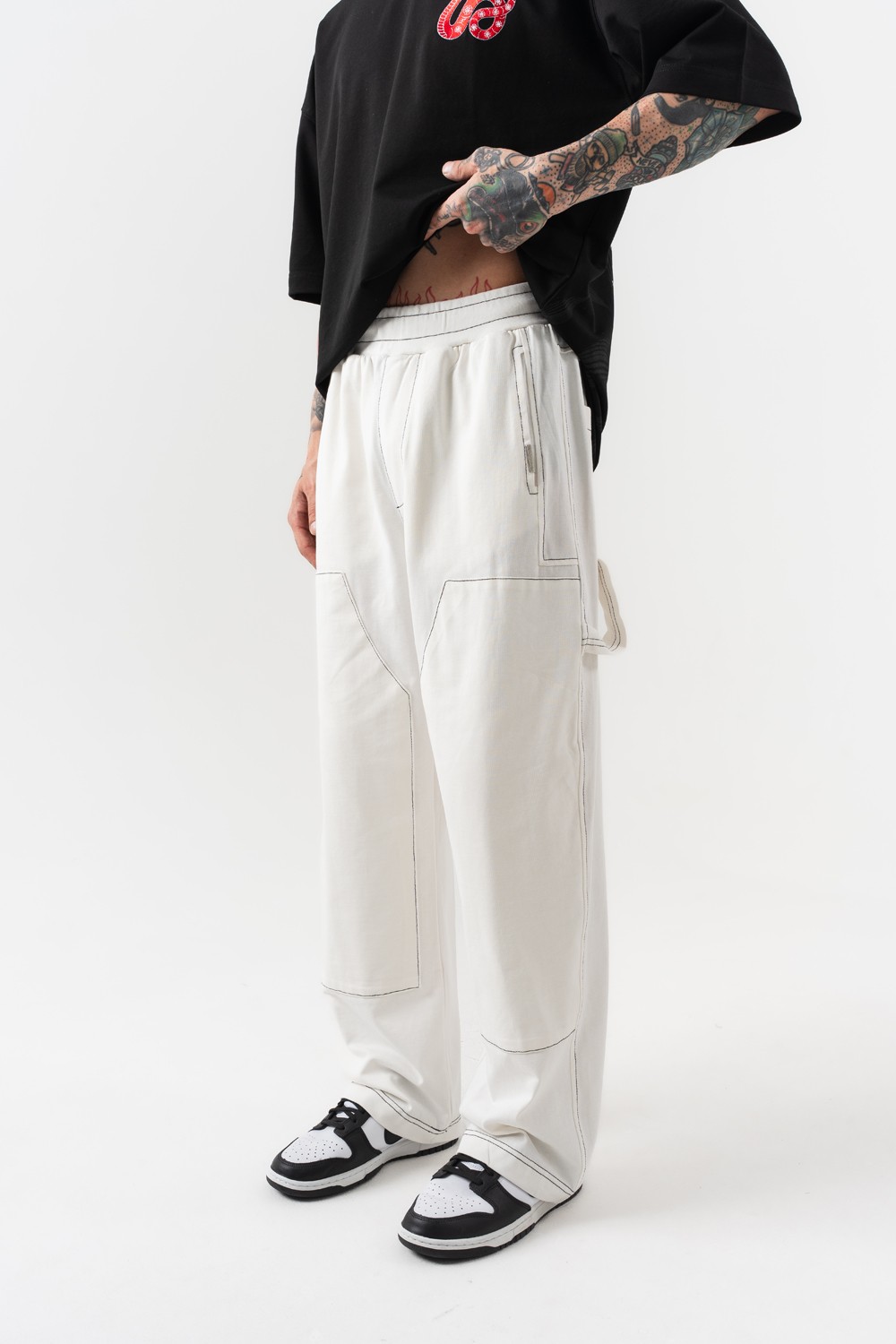 Rope Draft Oversize Baggy Pantolon
