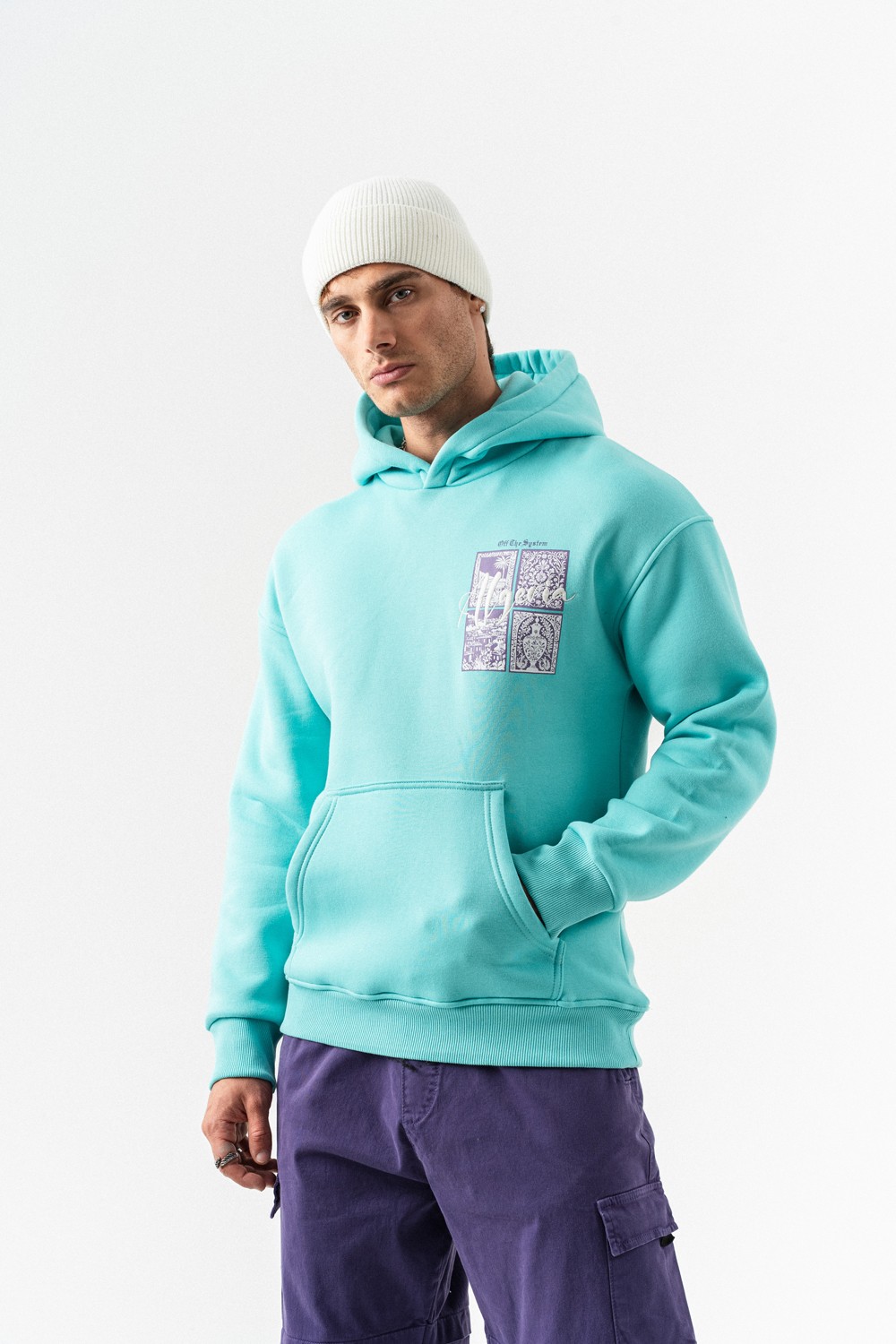 Algeria Nakış ve Patch Detay Sweatshirt Hoodie