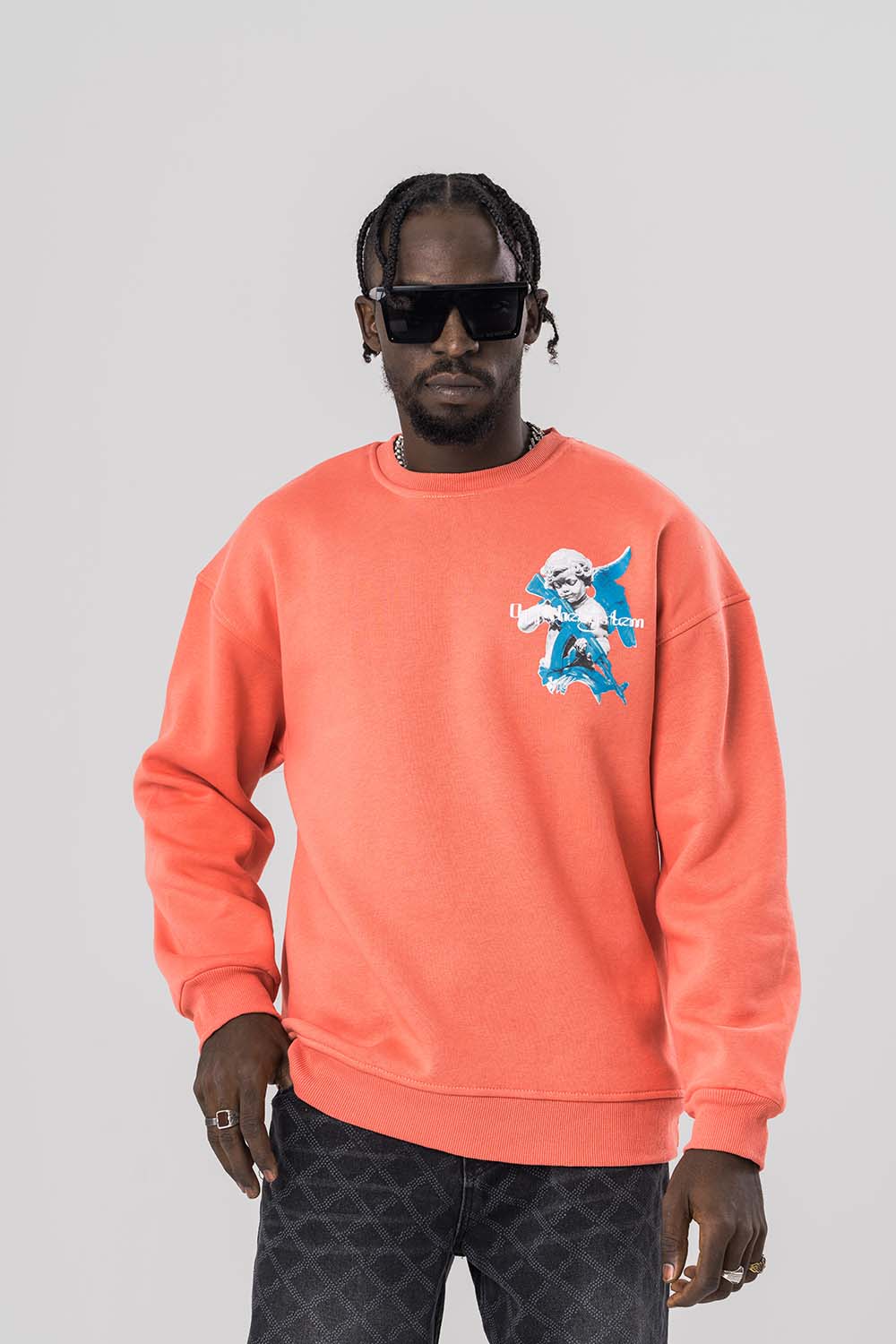 Miracle Bisiklet Yaka Sweatshirt