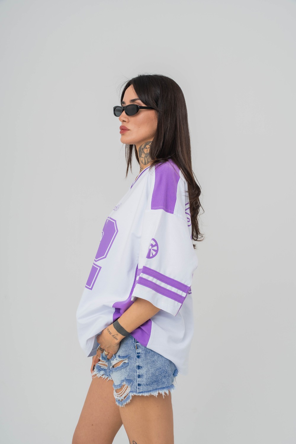 Santa Monica 22 V Yaka Oversize T-shirt