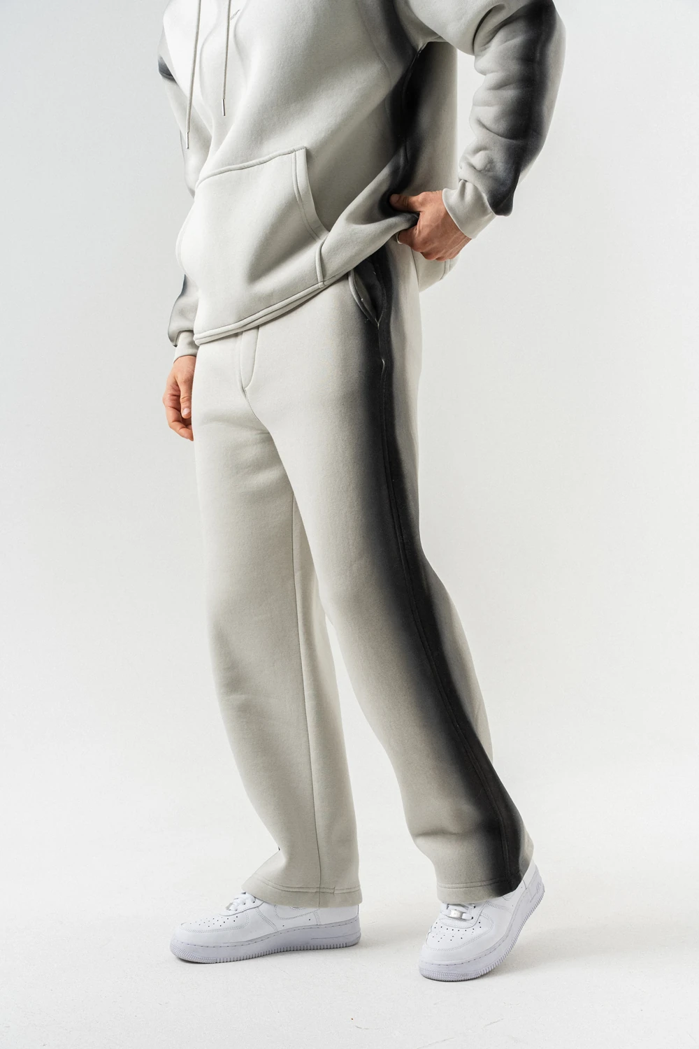 Fadeborn Kapüşonlu Sweatshirt ve Baggy Eşofman Takım