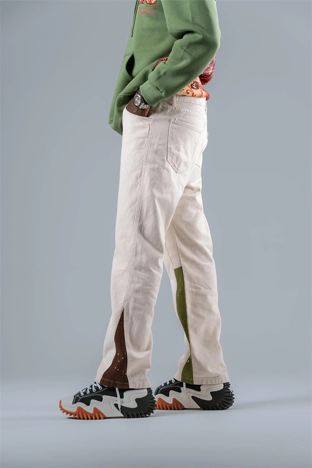 Vintage Baggy Gabardin Pantolon