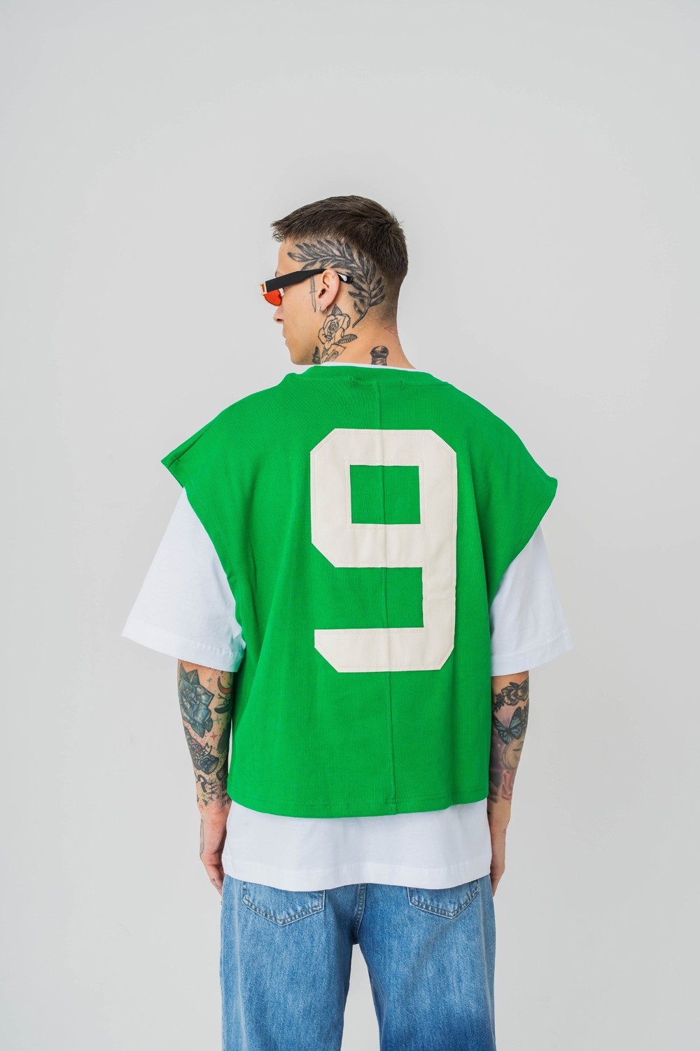 Patriot 9 Premium Oversize Crop ve T-shirt Bir Arada 2'li Set