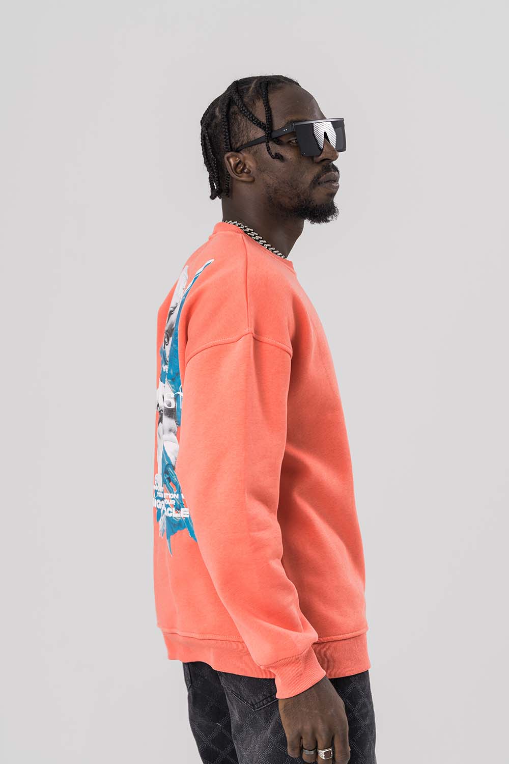 Miracle Bisiklet Yaka Sweatshirt