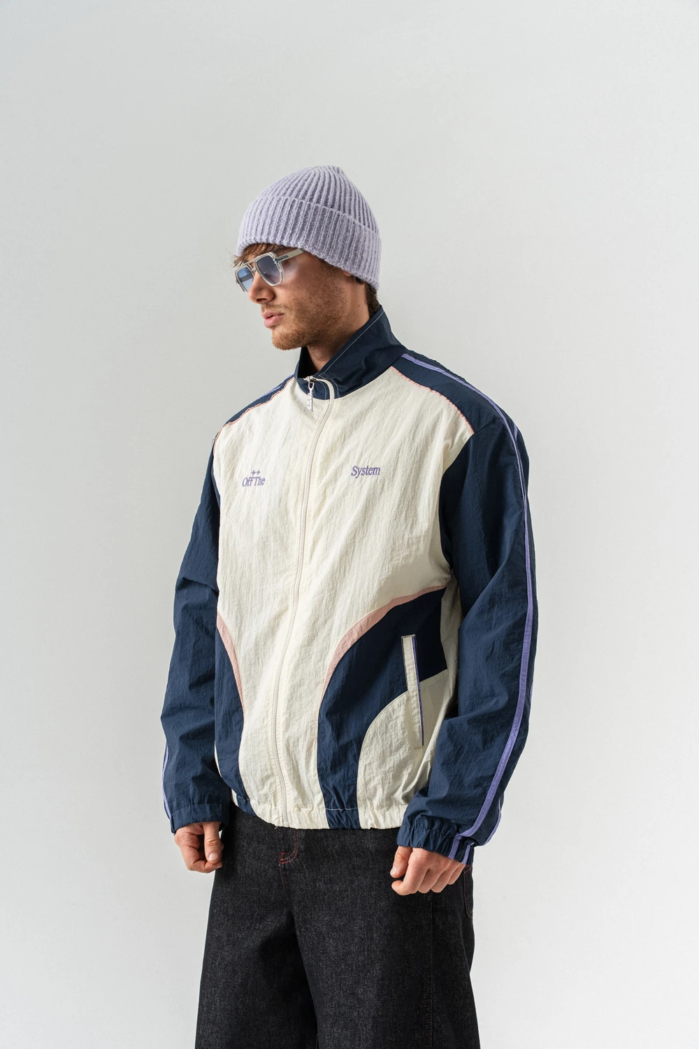 Fallbreak Paraşüt Kumaş Fermuarlı Vintage Rüzgarlık Mont