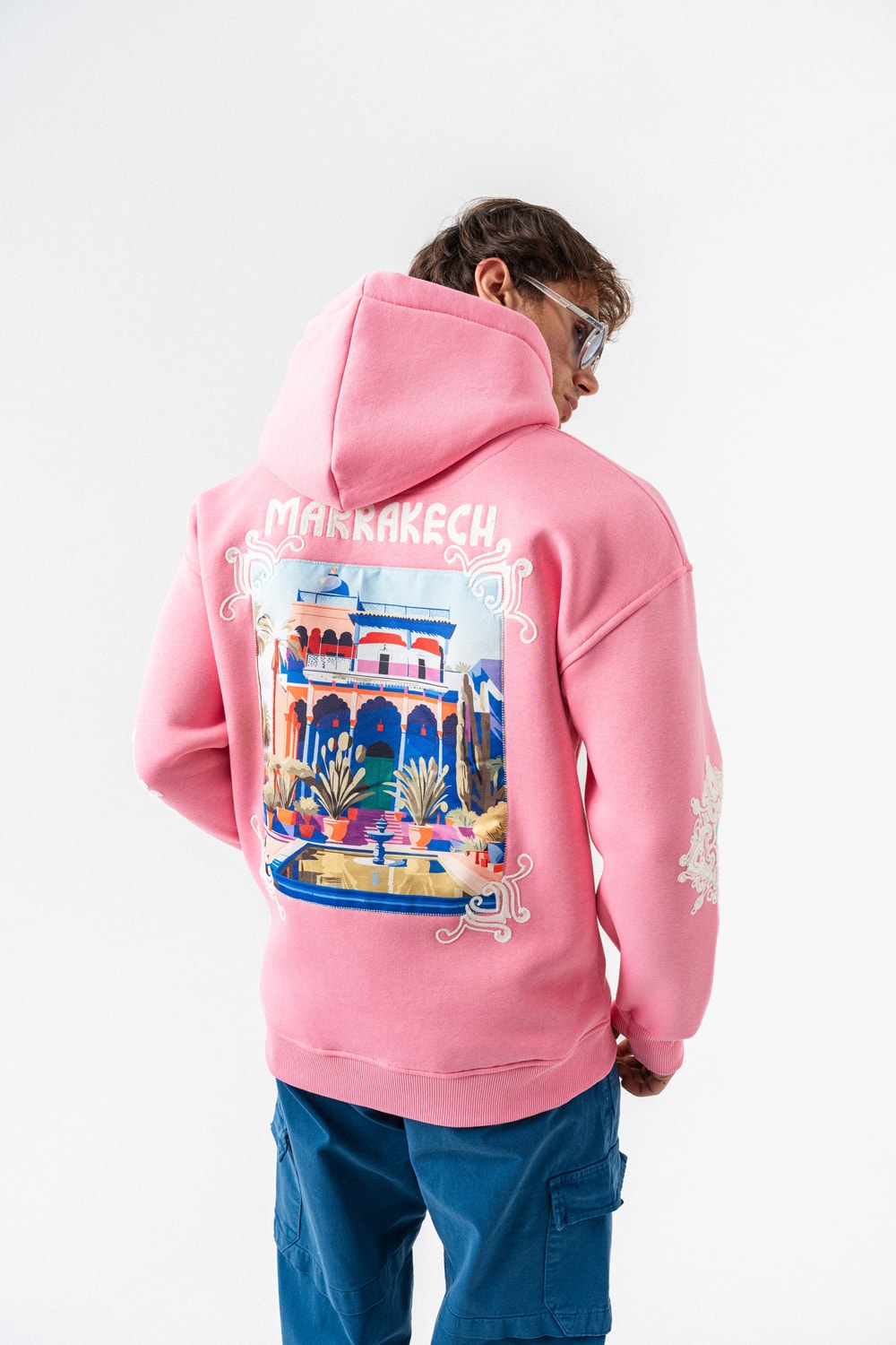 Marrakech Nakış ve Patch Detay Sweatshirt Hoodie