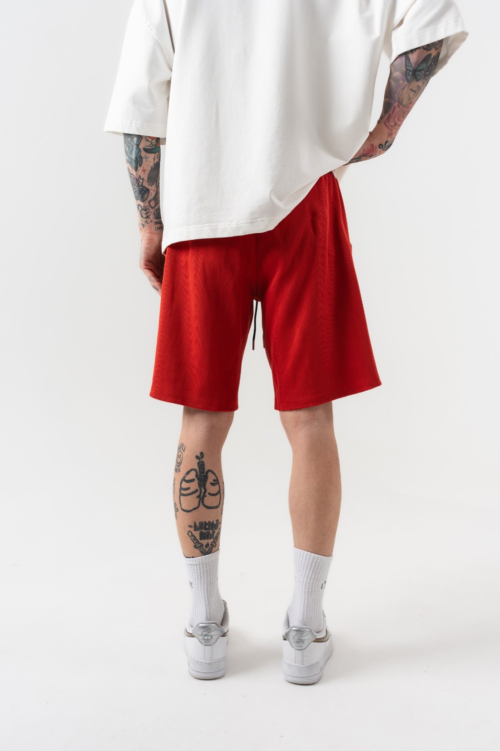 System Patch Nakış Oversize Şort