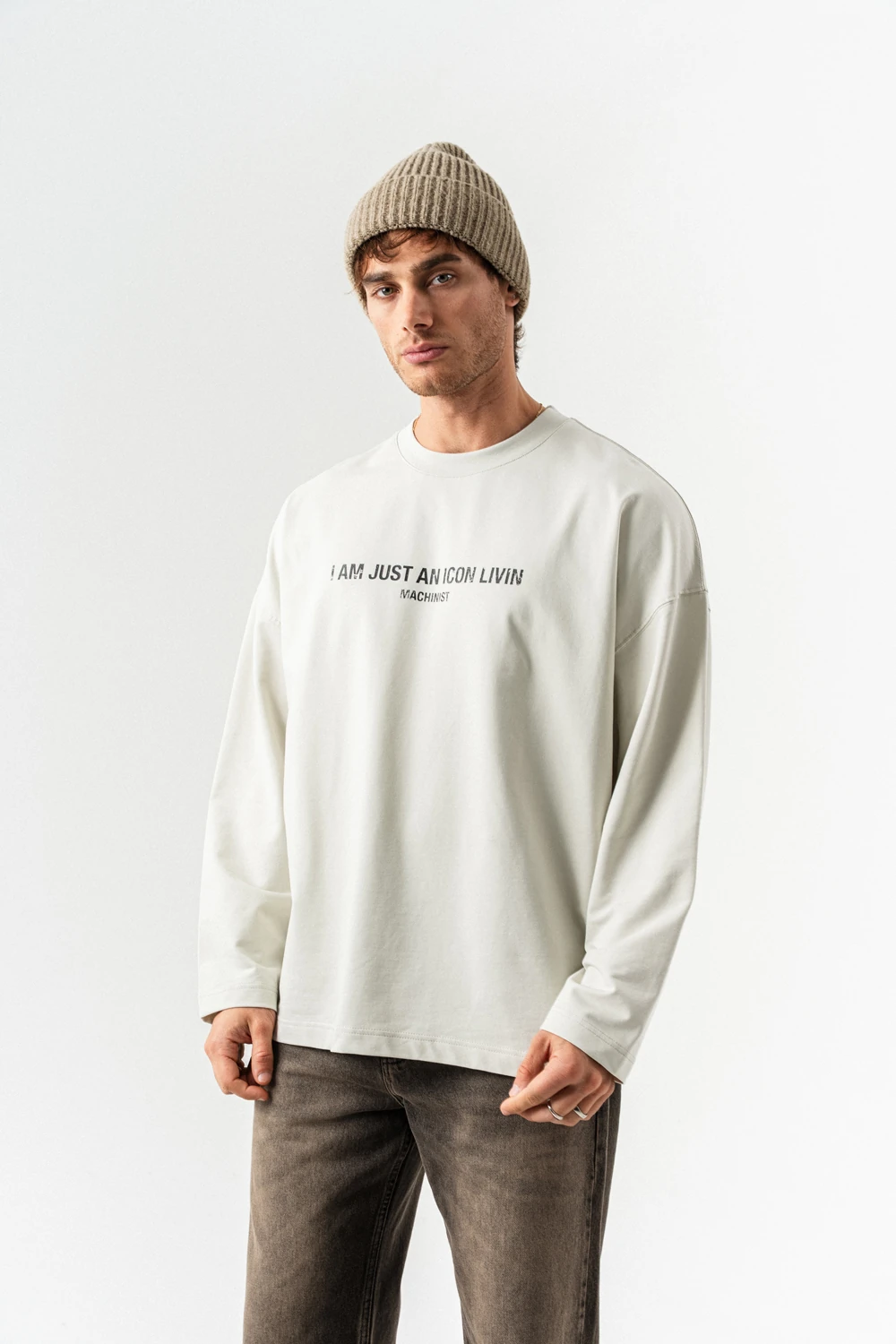 Livin Icon Bisiklet Yaka Sweatshirt