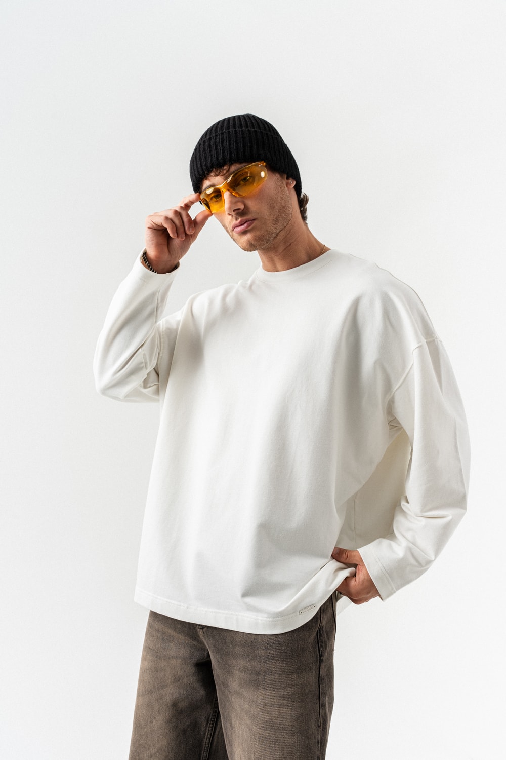 Nullspace Sırt Nakışlı Bisiklet Yaka Sweatshirt