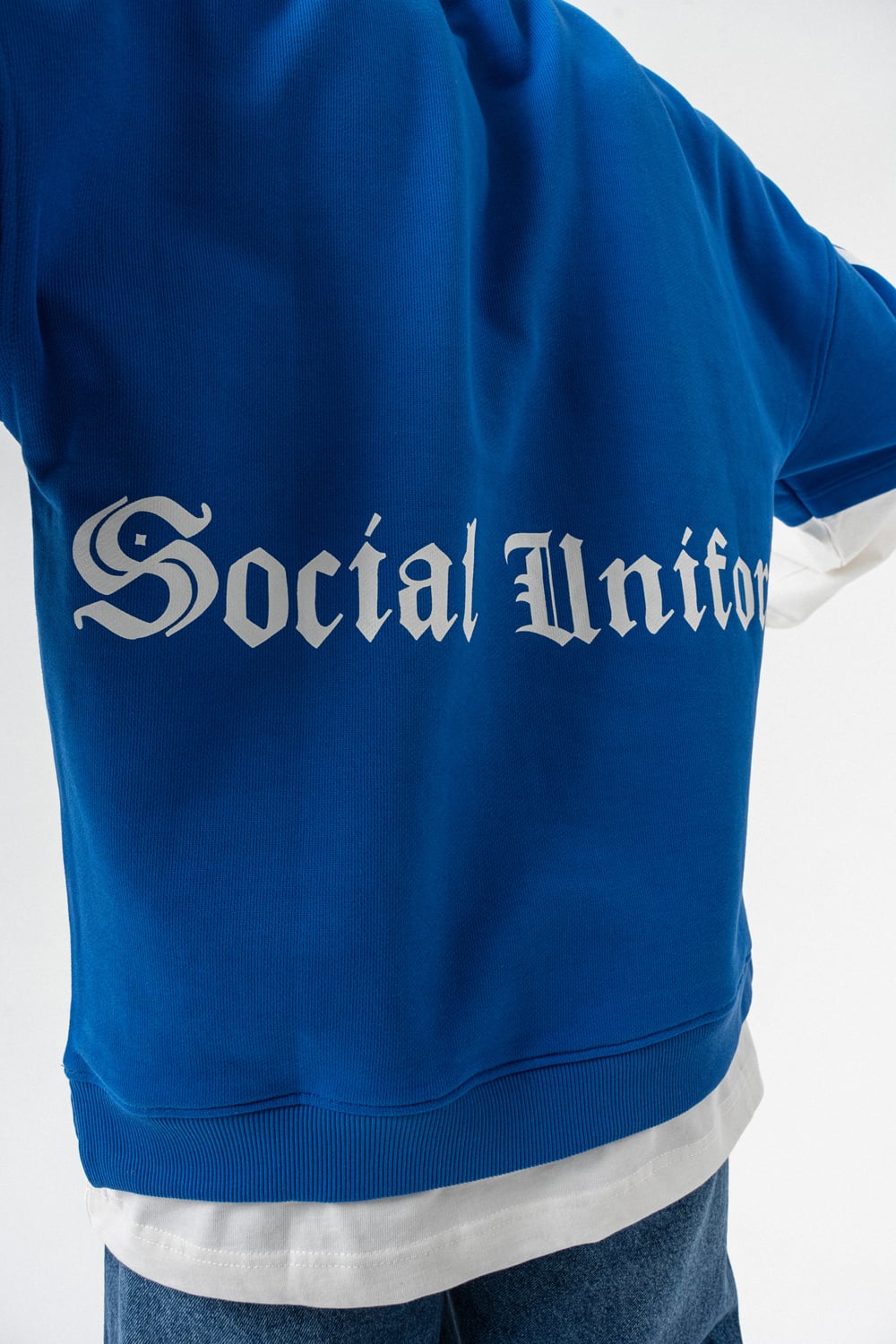 Social Uniform Bisiklet Yaka Sweatshirt