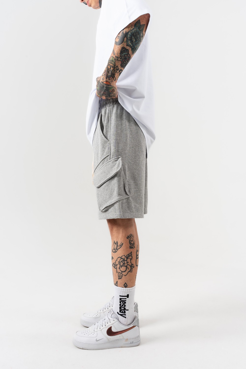 Patchrun Kargo Oversize Şort
