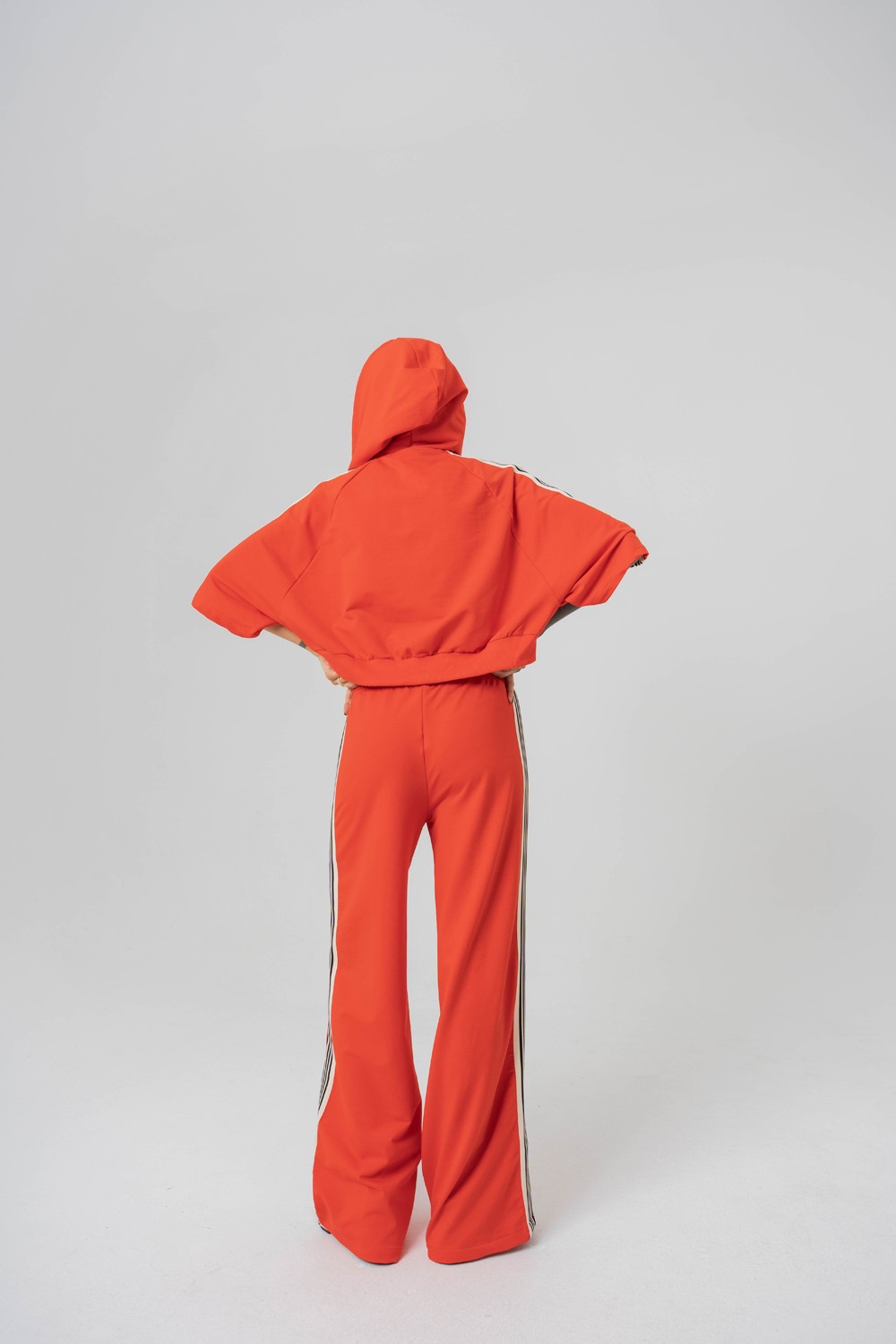 Urban Stripe Şerit ve Trok Detaylı Baggy Kadın Eşofman Alt