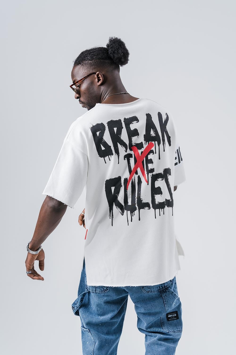 Rules  3 İplik Pis Yaka Oversize T-shirt